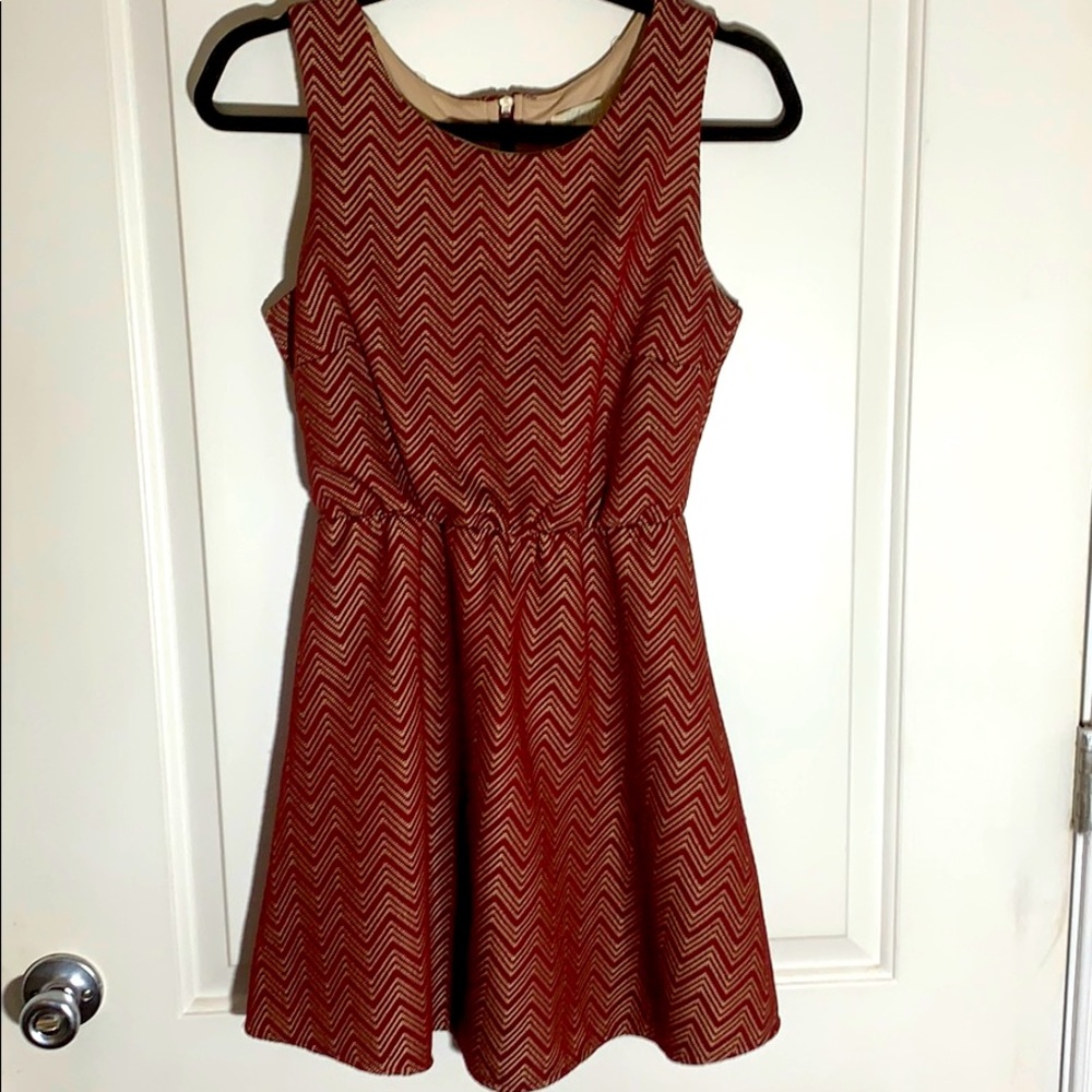 Soulmates maroon dress. Size S